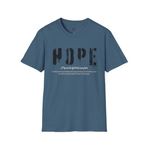 Hope Graphic Unisex Softstyle T-Shirt, Inspirational Apparel, Motivational Tee, Gift for Friends, Casual Wear, Everyday Comfort
