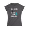 Yoga Cat Lover Tee, Perfect for Yoga Enthusiasts, Cat Lovers, Gift for Pet Owners, Relaxed Style, Everyday Wear