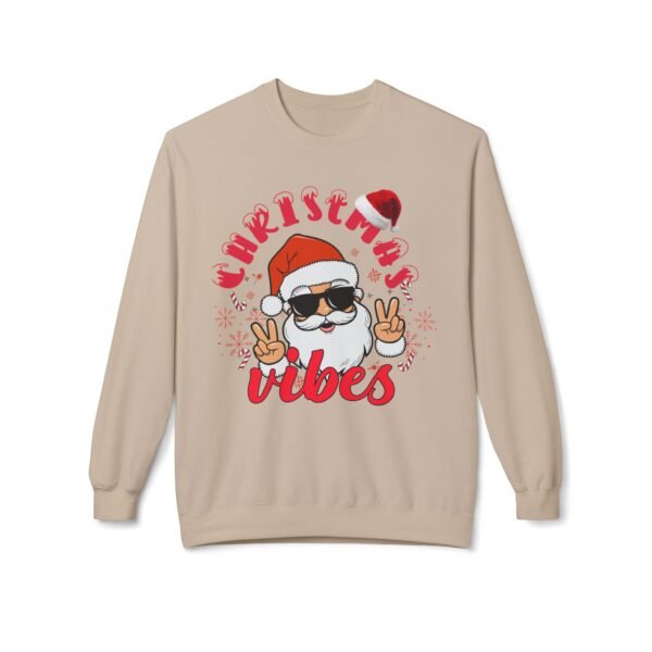 2472666755979575596_2048.jpeg Unisex Christmas Midweight Softstyle Fleece Crewneck Sweatshirt Vibes