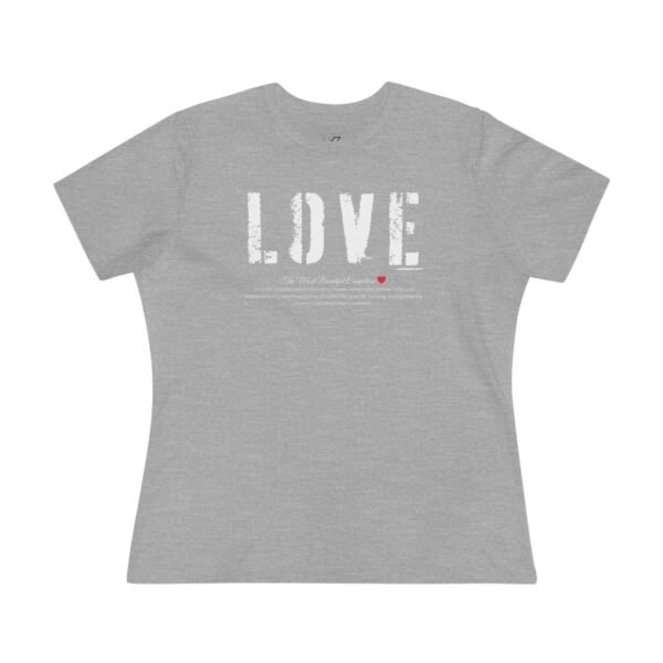 Love Statement Women's Cotton Tee,  Casual Everyday Wear, Gift for Her, Valentine's Day, Inspirational Shirt, Cute Graphic Tee