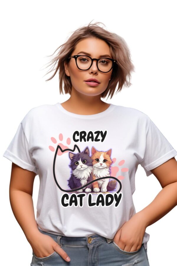 Cat Lady T-Shirt, Funny Pet Lover Shirt, Gift for Cat Owners, Cute Animal Tee, Crazy Cat Lady Clothing, Funny Cat Apparel