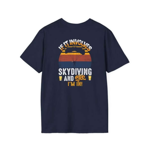 Adventure Skydiving T-Shirt, Skydiving Gift, Men Tee, Travel Shirt, Outdoor Fun, Beer Lover Apparel
