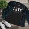 Love Statement Women's Cotton Tee,  Casual Everyday Wear, Gift for Her, Valentine's Day, Inspirational Shirt, Cute Graphic Tee