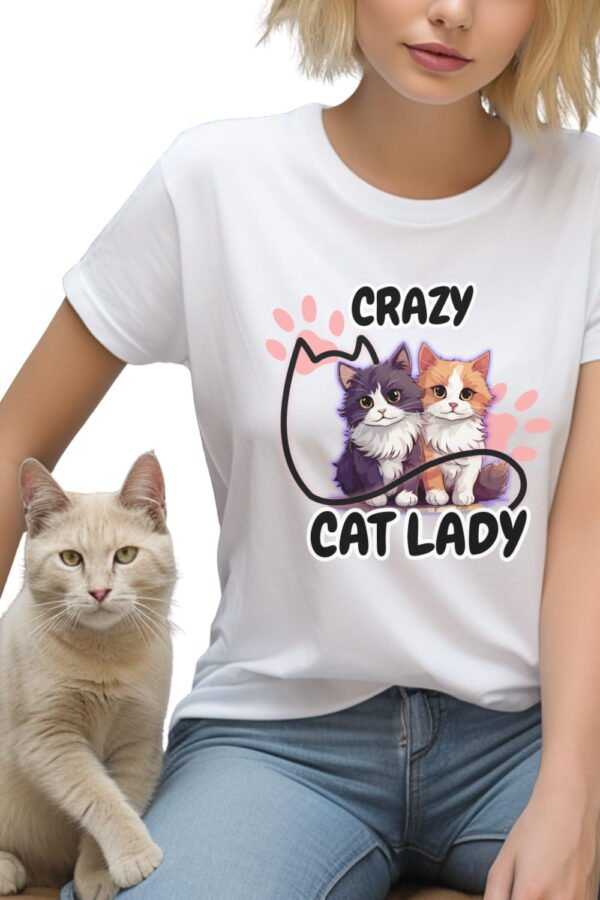 Cat Lady T-Shirt, Funny Pet Lover Shirt, Gift for Cat Owners, Cute Animal Tee, Crazy Cat Lady Clothing, Funny Cat Apparel