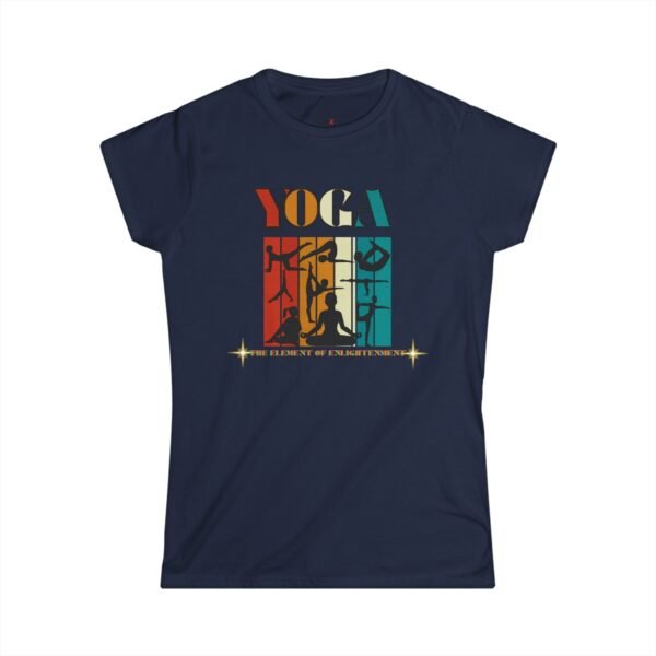 Yoga Women's Softstyle Tee, Comfortable Yoga Shirt, Fitness Apparel, Casual Wear, Mindfulness Gift, Active Lifestyle Top