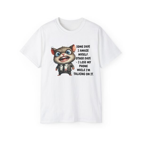 Funny Cat Graphic Tee for Cat Lovers, Humor T-Shirt, Unisex Gift, Casual Wear, Birthday Present, Pet Owner Apparel