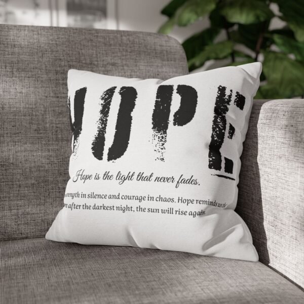 4183595466092307139_2048.jpeg Inspirational Pillow Case, Motivational Home Decor, Gift for Friends, Hope Decorative Pillow, Modern Living Room Accessory