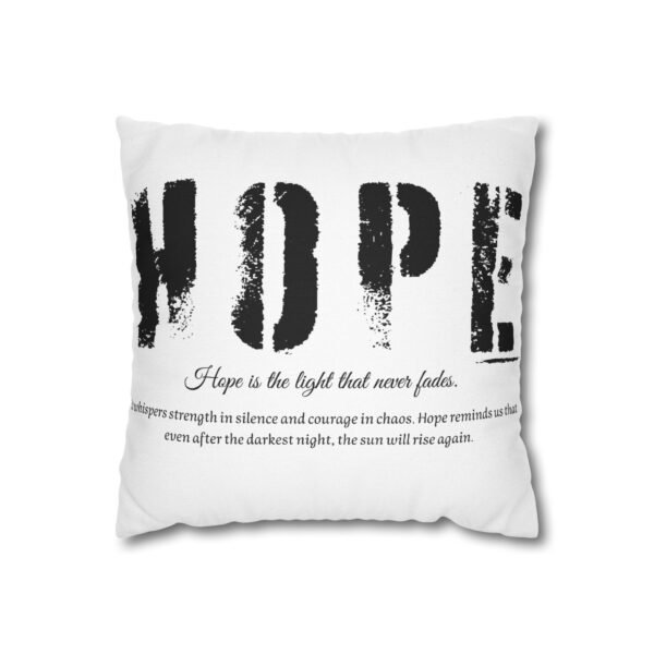 4447049259590086568_2048.jpeg Inspirational Pillow Case, Motivational Home Decor, Gift for Friends, Hope Decorative Pillow, Modern Living Room Accessory