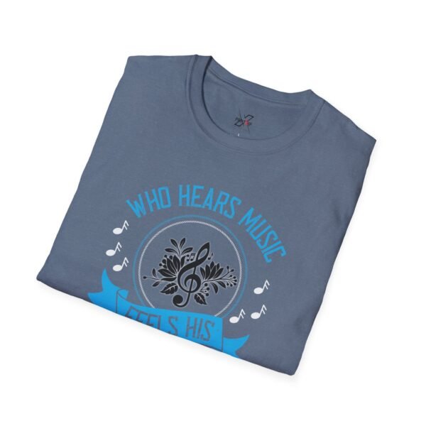 Musical Solitude T-Shirt, Music Lover Gift, Unisex Tee, Relaxed Fit Shirt, Casual Wear, Poetry Inspired Apparel