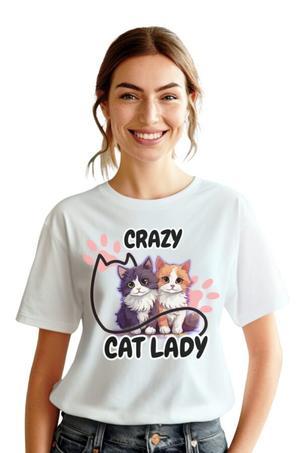 Cat Lady T-Shirt, Funny Pet Lover Shirt, Gift for Cat Owners, Cute Animal Tee, Crazy Cat Lady Clothing, Funny Cat Apparel