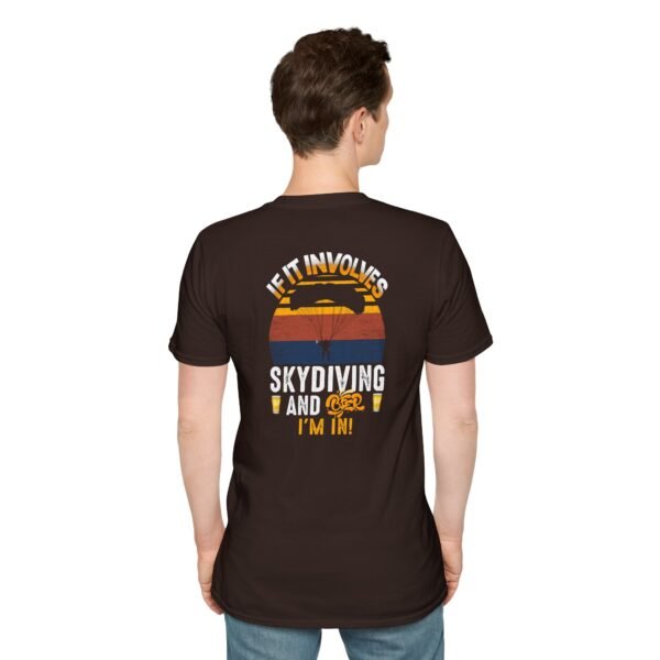 Adventure Skydiving T-Shirt, Skydiving Gift, Men Tee, Travel Shirt, Outdoor Fun, Beer Lover Apparel