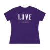 Love Statement Women's Cotton Tee,  Casual Everyday Wear, Gift for Her, Valentine's Day, Inspirational Shirt, Cute Graphic Tee