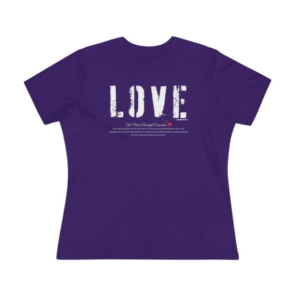 Love Statement Women's Cotton Tee,  Casual Everyday Wear, Gift for Her, Valentine's Day, Inspirational Shirt, Cute Graphic Tee