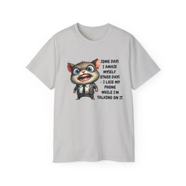 Funny Cat Graphic Tee for Cat Lovers, Humor T-Shirt, Unisex Gift, Casual Wear, Birthday Present, Pet Owner Apparel