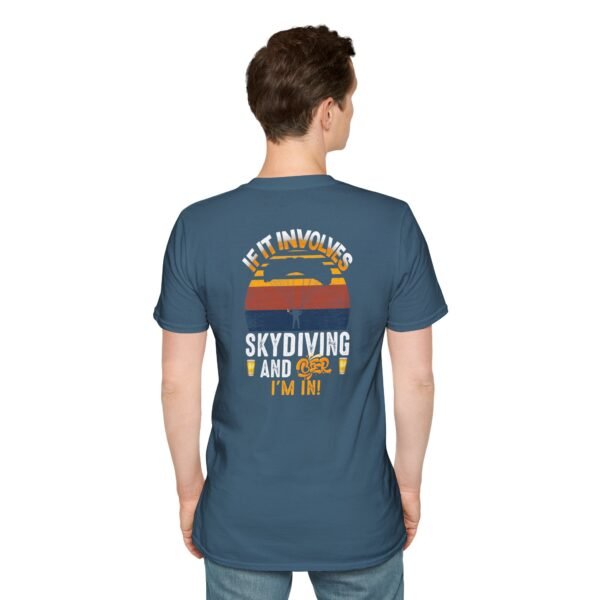 Adventure Skydiving T-Shirt, Skydiving Gift, Men Tee, Travel Shirt, Outdoor Fun, Beer Lover Apparel
