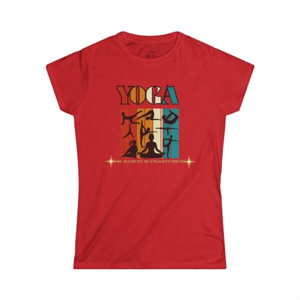Yoga Women's Softstyle Tee, Comfortable Yoga Shirt, Fitness Apparel, Casual Wear, Mindfulness Gift, Active Lifestyle Top