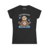 Yoga Makes Me Happy Sloth Tee, Cute Yoga Shirt, Sloth Lover Gift, Relaxation Top, Gift for Yogis, Funny Workout T-Shirt
