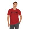 Inspirational Unisex Tee Belive Design, Motivational Shirt for Everyday Wear, Gifts for Friends and Family, Positive Affirmation Apparel