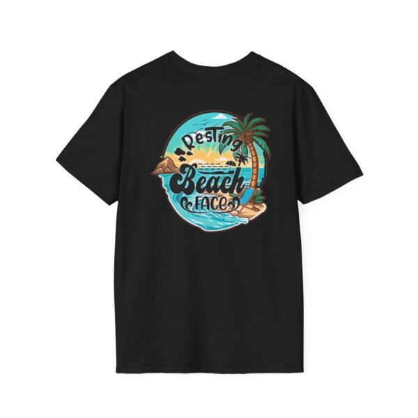 5874699884883428012_2048.jpeg Beach Vibes Unisex Softstyle T-Shirt , Relaxing Island Graphic Tee