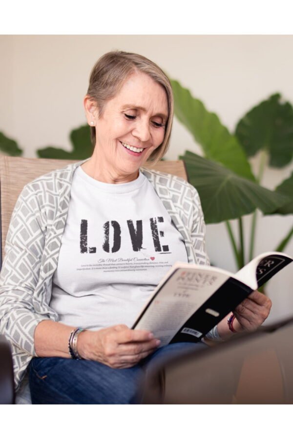 Love Graphic Women’s Cotton Tee, Casual Everyday Shirt, Perfect Gift for Valentine’s Day, Self-Love, Birthday, Anniversary Love Graphic Women's Cotton Tee, Casual Everyday Shirt, Perfect Gift for Valentine's Day, Self-Love, Birthday, Anniversary