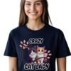 Cat Lady T-Shirt, Funny Pet Lover Shirt, Gift for Cat Owners, Cute Animal Tee, Crazy Cat Lady Clothing, Funny Cat Apparel