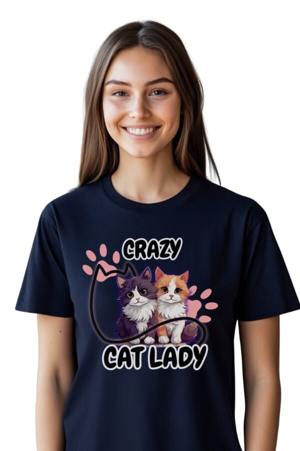 Cat Lady T-Shirt, Funny Pet Lover Shirt, Gift for Cat Owners, Cute Animal Tee, Crazy Cat Lady Clothing, Funny Cat Apparel