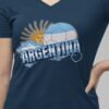 Argentina Soccer V-Neck Tee, Casual Sports Apparel, Gift for Soccer Fans, Summer Fashion, World Cup Merchandise, Unisex Sportswear Argentina Soccer V-Neck Tee, Casual Sports Apparel, Gift for Soccer Fans, Summer Fashion, World Cup Merchandise, Unisex Sportswear