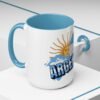 6320255136040984349_2048.jpeg Accent Argentina 2026 Coffee Mug, Ceramic Cup (11/15oz) , World Cup Gift, Argentina Pride, BPA-Free, Glossy Finish, Coffee Lovers, Tea Mug