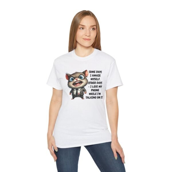 Funny Cat Graphic Tee for Cat Lovers, Humor T-Shirt, Unisex Gift, Casual Wear, Birthday Present, Pet Owner Apparel