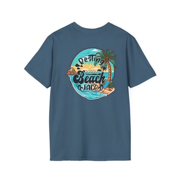 6671793942356633426_2048.jpeg Beach Vibes Unisex Softstyle T-Shirt , Relaxing Island Graphic Tee
