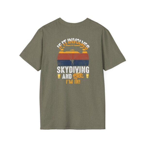 Adventure Skydiving T-Shirt, Skydiving Gift, Men Tee, Travel Shirt, Outdoor Fun, Beer Lover Apparel