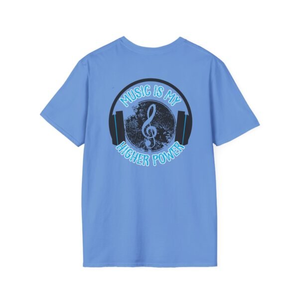 Musical Quote T-Shirt for Music Lovers, Softstyle Tee, Gift for Musicians, Music is My Higher Power Shirt, Casual Music Apparel