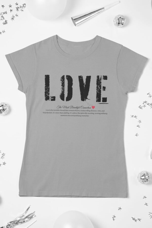 Love Graphic Women’s Cotton Tee, Casual Everyday Shirt, Perfect Gift for Valentine’s Day, Self-Love, Birthday, Anniversary Love Graphic Women's Cotton Tee, Casual Everyday Shirt, Perfect Gift for Valentine's Day, Self-Love, Birthday, Anniversary