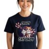 Cat Lady T-Shirt, Funny Pet Lover Shirt, Gift for Cat Owners, Cute Animal Tee, Crazy Cat Lady Clothing, Funny Cat Apparel