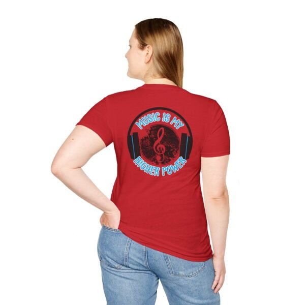 Musical Quote T-Shirt for Music Lovers, Softstyle Tee, Gift for Musicians, Music is My Higher Power Shirt, Casual Music Apparel