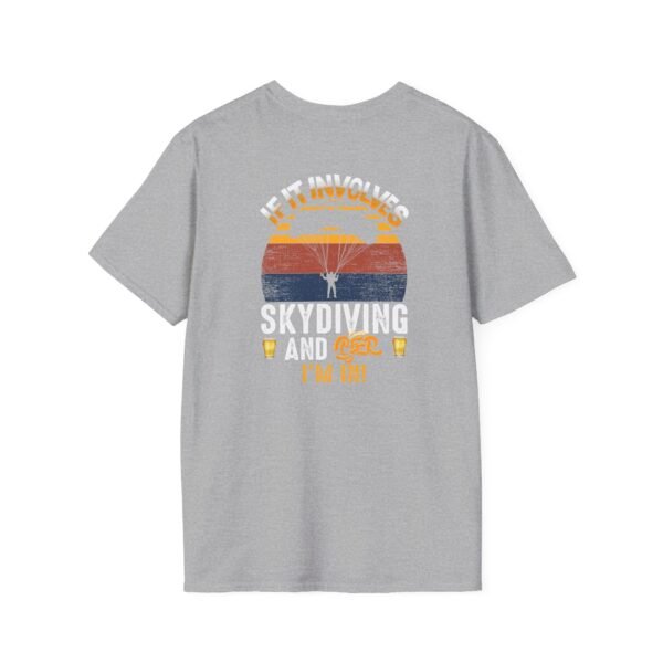 Adventure Skydiving T-Shirt, Skydiving Gift, Men Tee, Travel Shirt, Outdoor Fun, Beer Lover Apparel