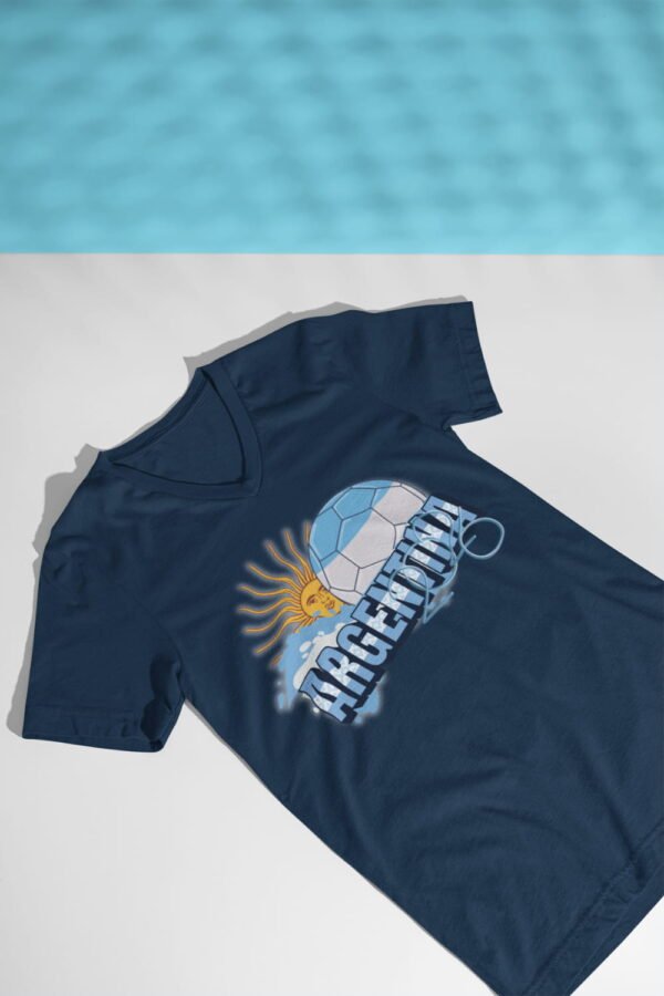 Argentina Soccer V-Neck Tee, Casual Sports Apparel, Gift for Soccer Fans, Summer Fashion, World Cup Merchandise, Unisex Sportswear Argentina Soccer V-Neck Tee, Casual Sports Apparel, Gift for Soccer Fans, Summer Fashion, World Cup Merchandise, Unisex Sportswear