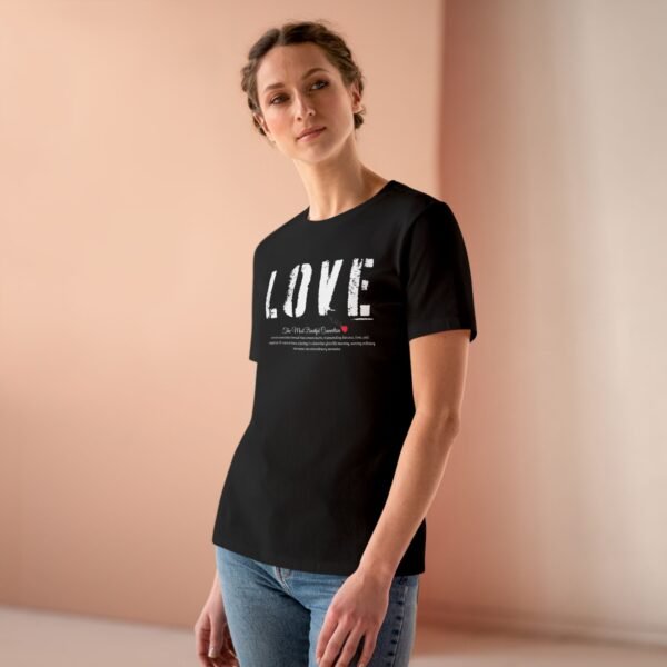 Love Statement Women's Cotton Tee,  Casual Everyday Wear, Gift for Her, Valentine's Day, Inspirational Shirt, Cute Graphic Tee