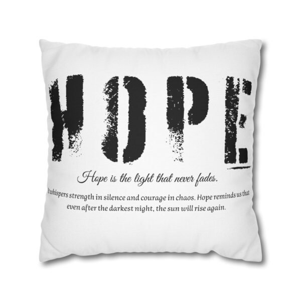 8173903056227588248_2048.jpeg Inspirational Pillow Case, Motivational Home Decor, Gift for Friends, Hope Decorative Pillow, Modern Living Room Accessory