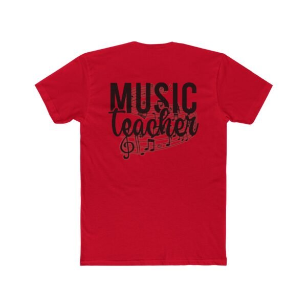 Music Teacher Unisex Cotton Crew Tee, Gifts for Music Lovers, Teacher Appreciation, School Spirit, Back to School T-Shirt, Casual Wear
