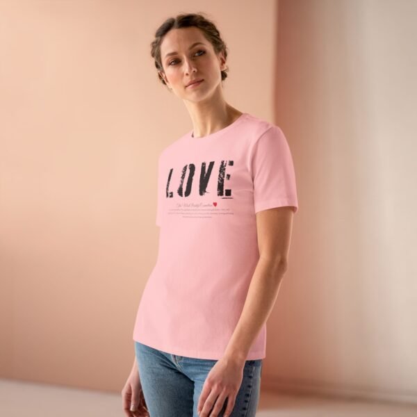 8527758149811084162_2048.jpeg Love Graphic Women's Cotton Tee, Casual Everyday Shirt, Perfect Gift for Valentine's Day, Self-Love, Birthday, Anniversary