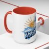 9402462407497528057_2048.jpeg Accent Argentina 2026 Coffee Mug, Ceramic Cup (11/15oz) , World Cup Gift, Argentina Pride, BPA-Free, Glossy Finish, Coffee Lovers, Tea Mug