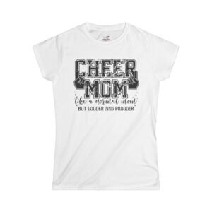9611800547711322895_2048.jpeg Cheer Mom Women's Softstyle Tee, Perfect for Game Days, Sports Events, Mother's Day, Gift for Cheerleaders, Cozy Everyday Wear
