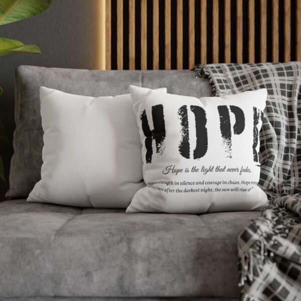 9865197273604311085_2048.jpeg Inspirational Pillow Case, Motivational Home Decor, Gift for Friends, Hope Decorative Pillow, Modern Living Room Accessory