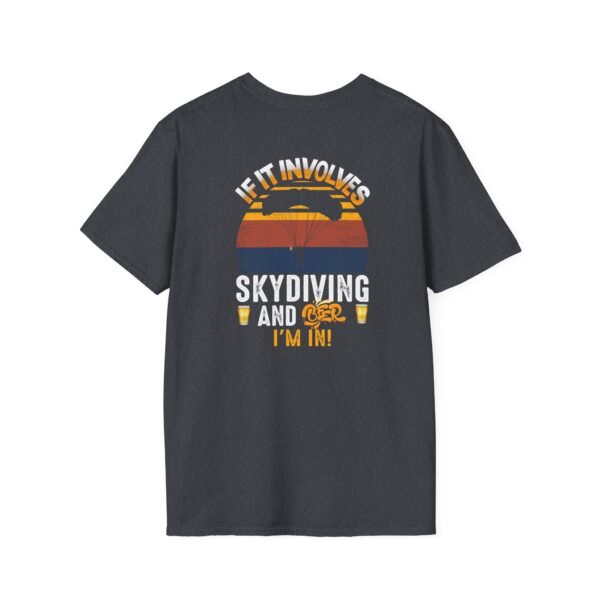 Adventure Skydiving T-Shirt, Skydiving Gift, Men Tee, Travel Shirt, Outdoor Fun, Beer Lover Apparel