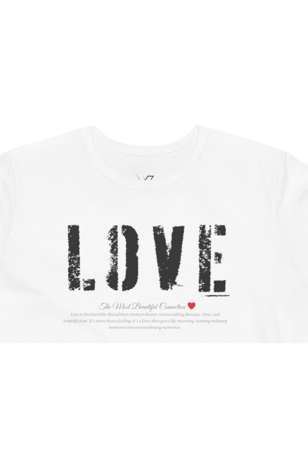 LOVE (1000 x 1500 px) (1) Love Graphic Women's Cotton Tee, Casual Everyday Shirt, Perfect Gift for Valentine's Day, Self-Love, Birthday, Anniversary