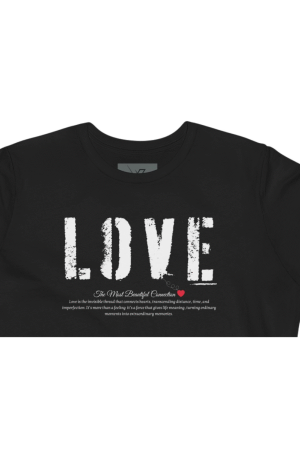 Love Statement Women's Cotton Tee,  Casual Everyday Wear, Gift for Her, Valentine's Day, Inspirational Shirt, Cute Graphic Tee