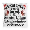 1005661086433651095_2048.jpeg Christmas Pillow, Sleigh Rides Santa Claus Flying Reindeer Company, Decorative Throw, With Different Designs On Both Sides!!