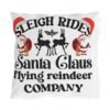 10757644610779196779_2048.jpeg Christmas Pillow, Sleigh Rides Santa Claus Flying Reindeer Company, Decorative Throw, With Different Designs On Both Sides!!