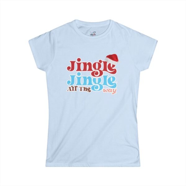 Retro Christmas Tee, Festive Holiday Shirt, Soft Cotton T-Shirt, Women’s Holiday Fashion, Cheerful Christmas Apparel